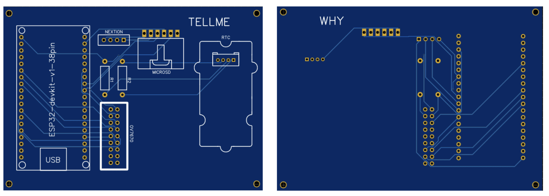 PCB layout view