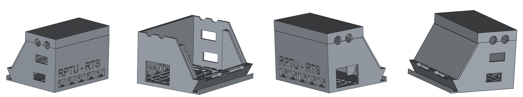 3D Model designs for train Detection Node enclosure